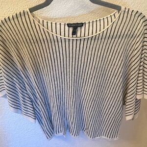 Eileen Fisher Black and White Striped Top